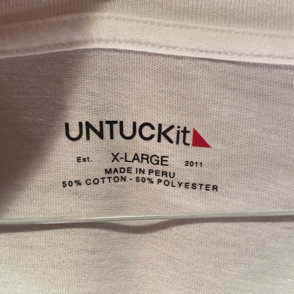 Untuckit long sleeved white tee - Picture 2 of 2